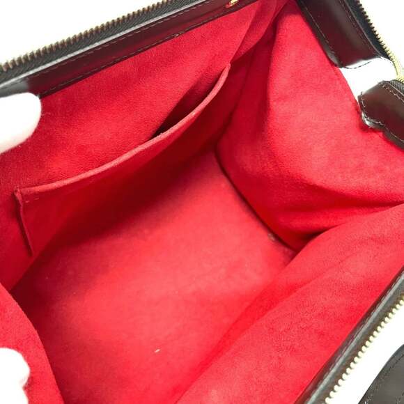 LOUIS VUITTON Brown Damier Leather Bag - Picture 10 of 13